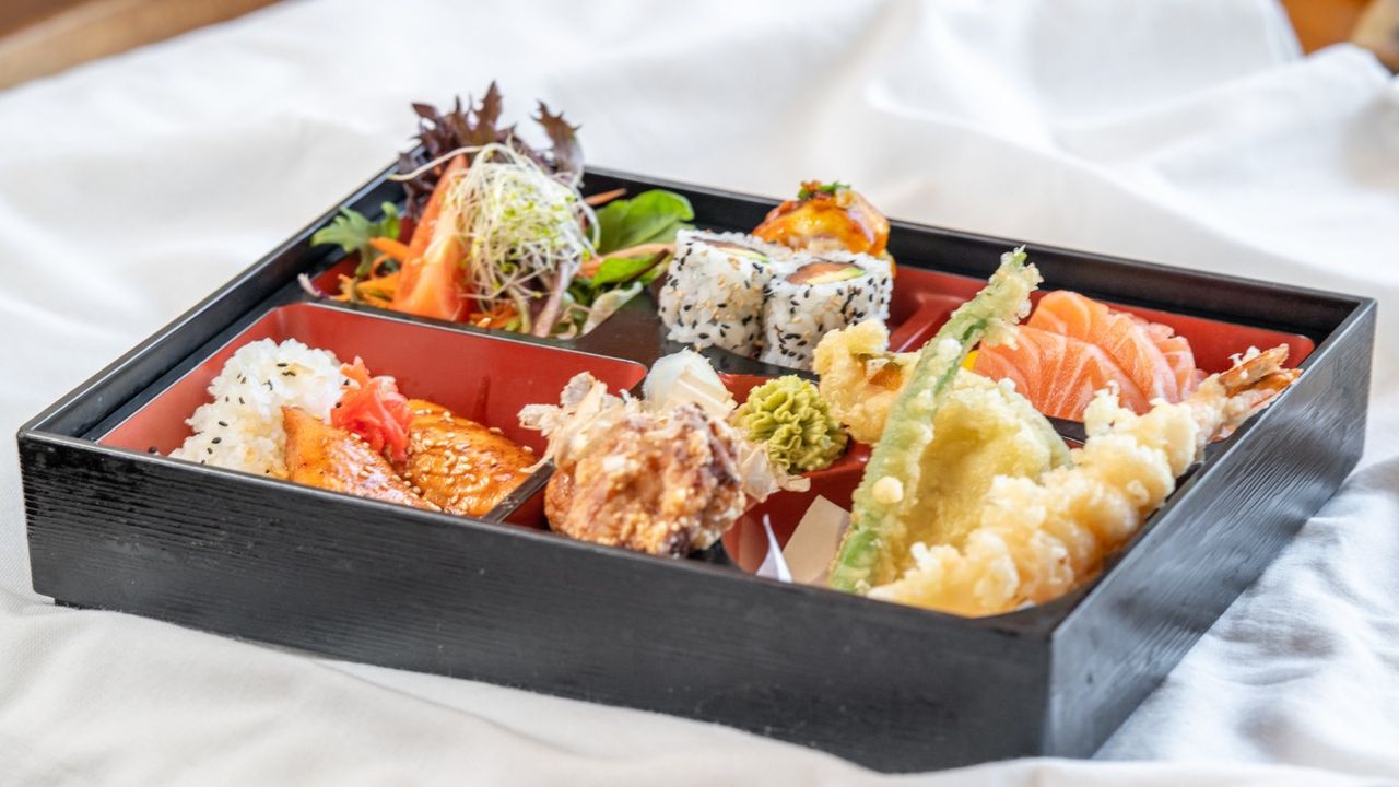 Salmon Teriyaki Bento