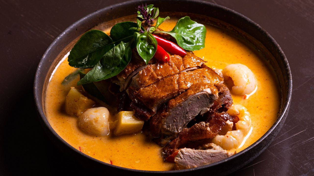 Roasted Duck Curry with Lychee and Pineapple (GF)