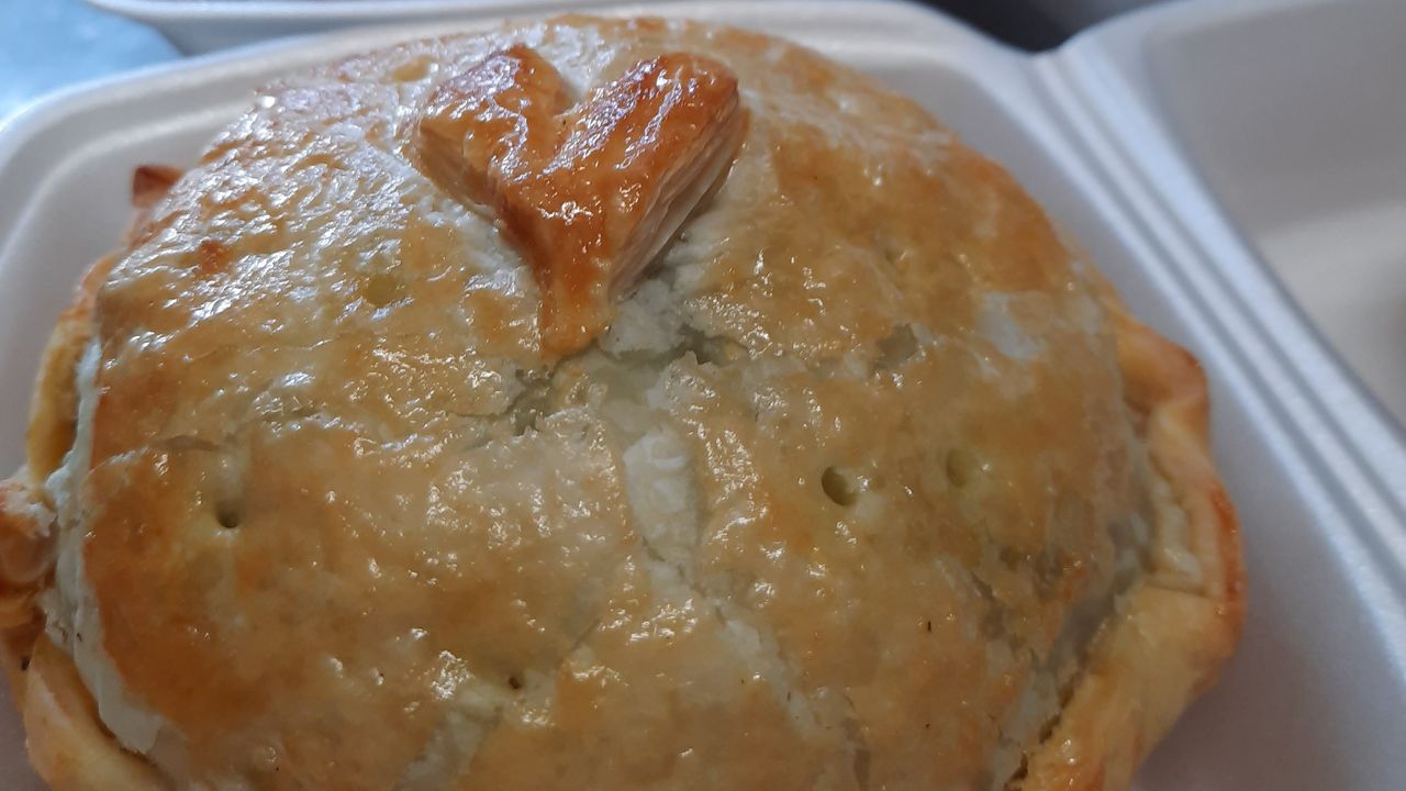 Pumpkin, Spinach, Fetta & Pesto Pie