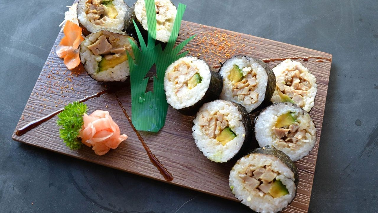 Teriyaki Chicken Sushi Roll