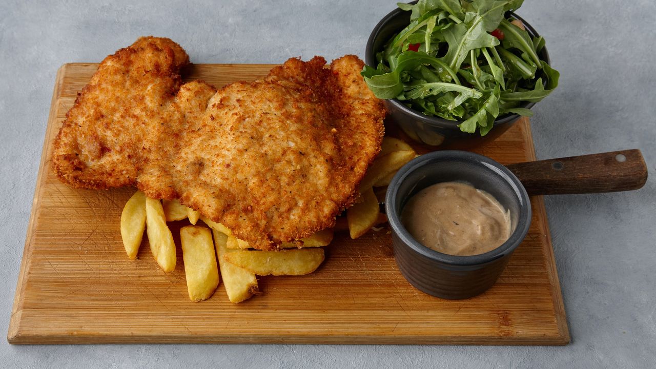 Giant Chicken Schnitzel