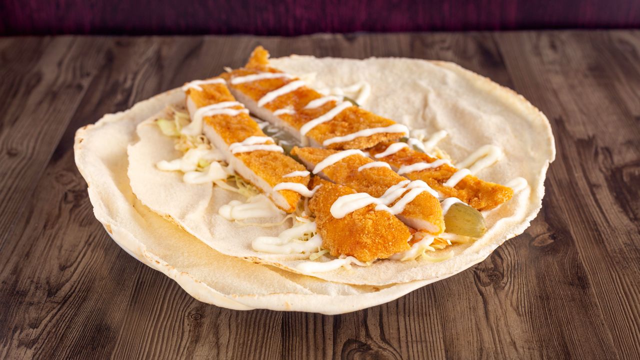 Chicken Schnitzel Roll