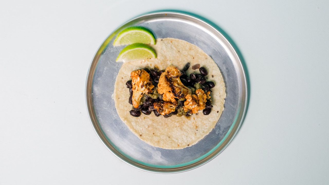 Grilled Cauliflower Taco (VG)