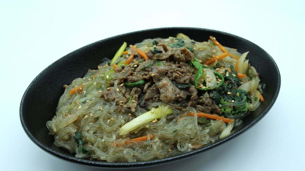 Stir Fried Beef Sweet Potato Noodle