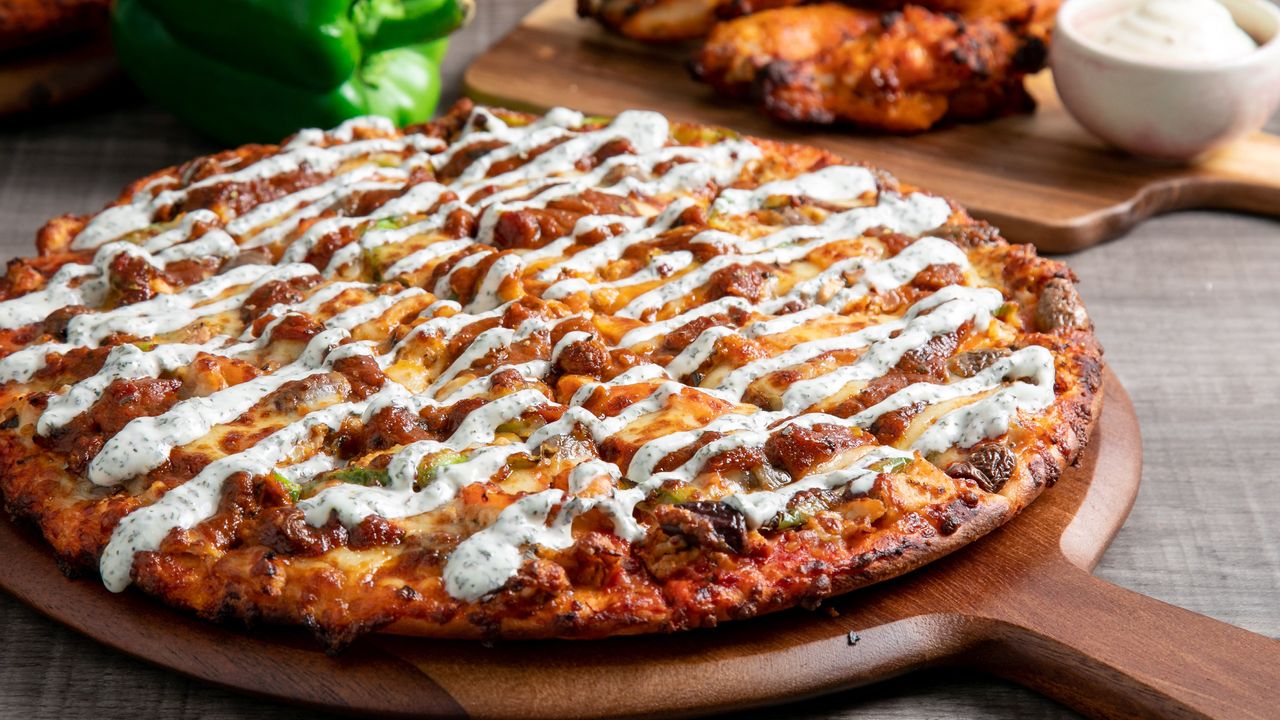 Moroccan Chicken Pizza
