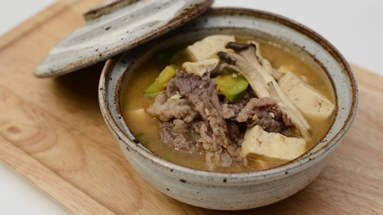Soybean paste soup
