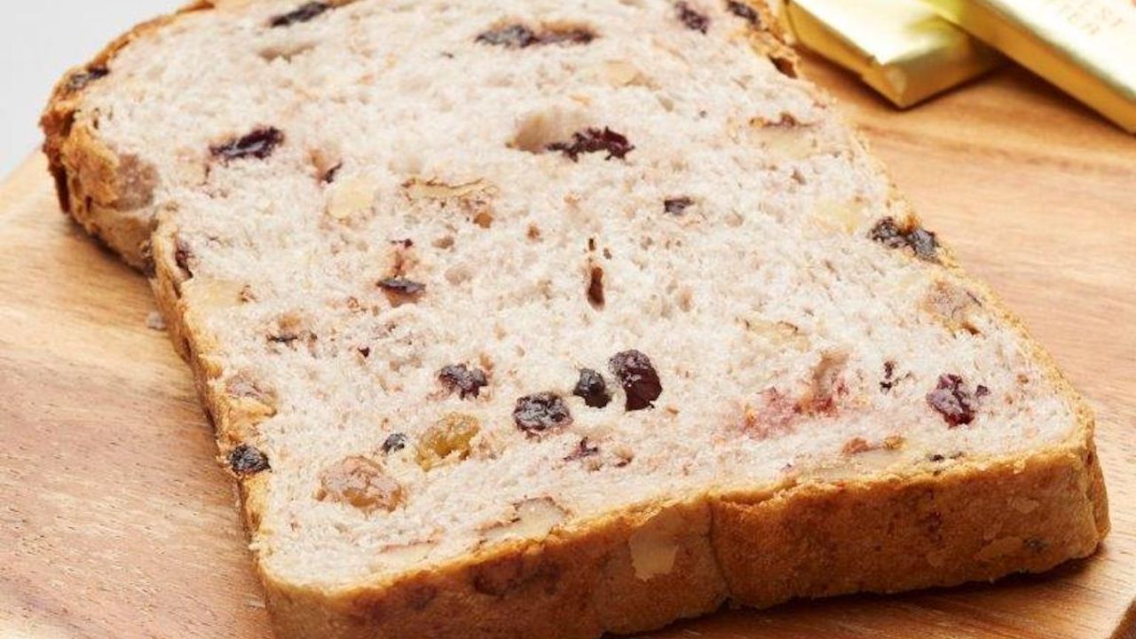 Blahnik Walnut and Raisin Loaf Served with Butter