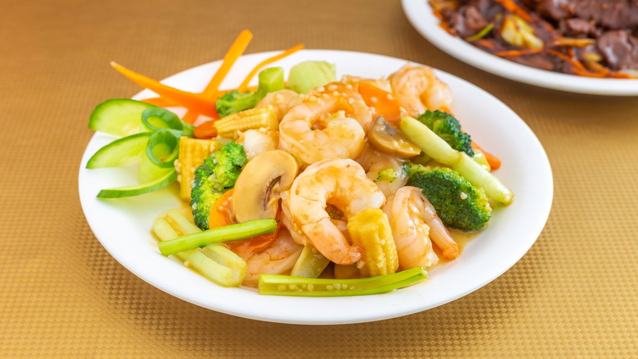Garlic King Prawns with Lemon Grass