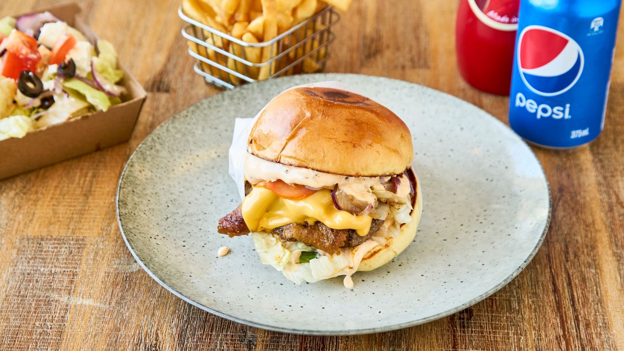 American Style Wagu Beef Burger Meal (Standard)