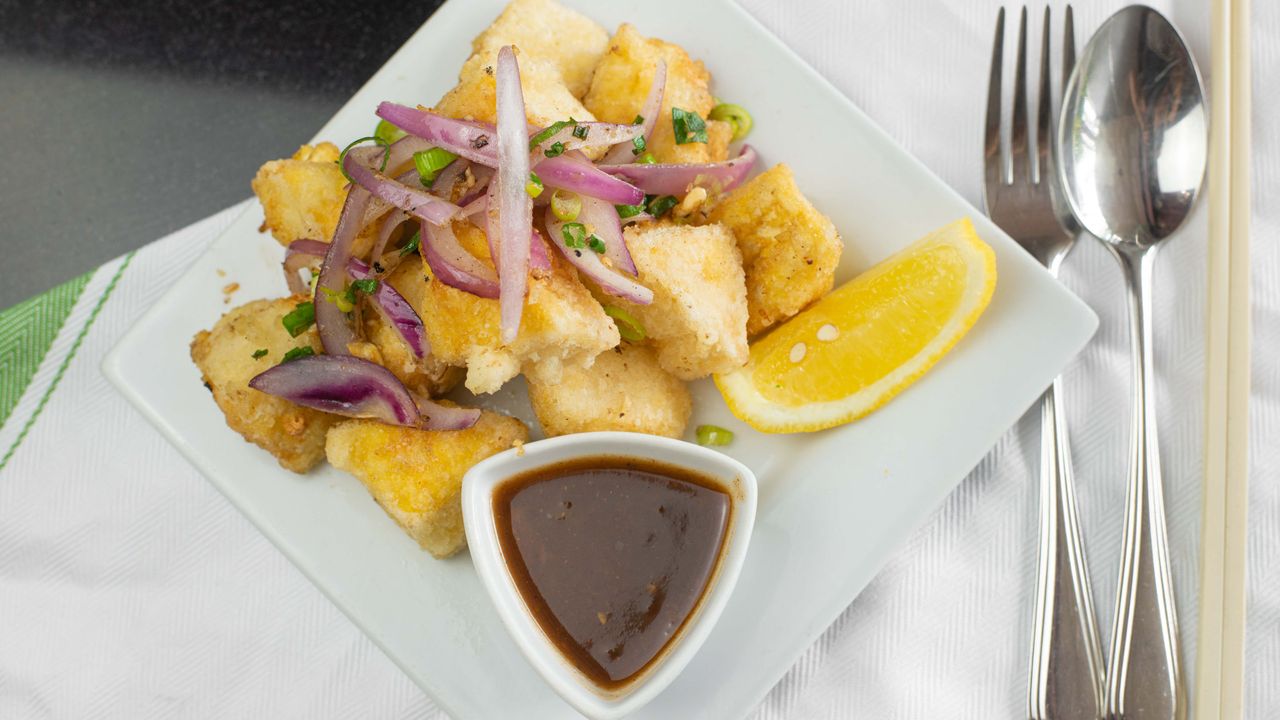Lightly Battered Tofu