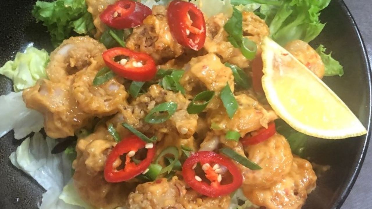 Volcano Calamari & Prawns