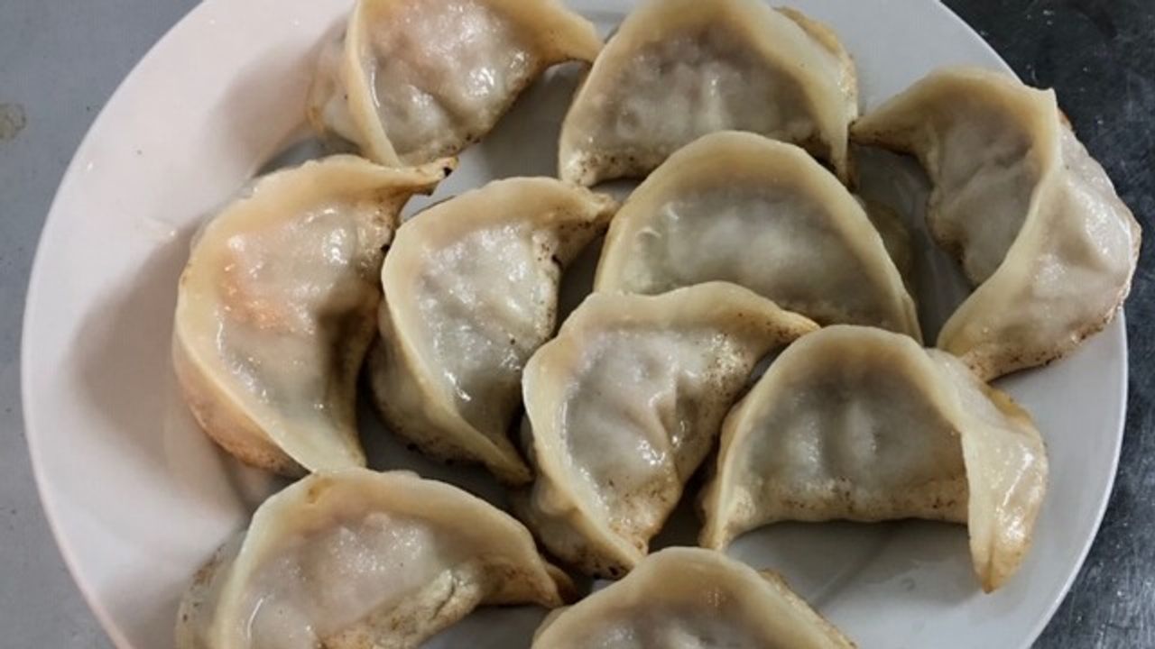 Fried Pork Dumpings 锅贴 (肉菜）