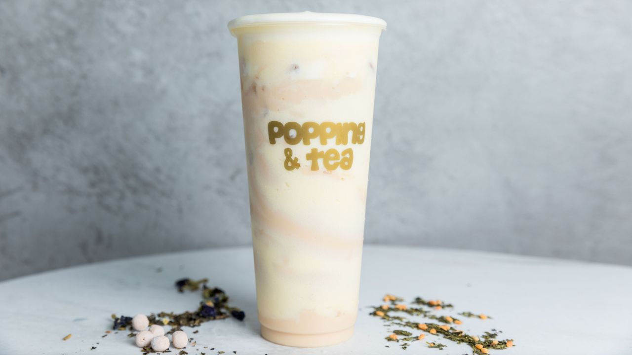 Creme Brûlée Milk Tea With Cheese (Large)