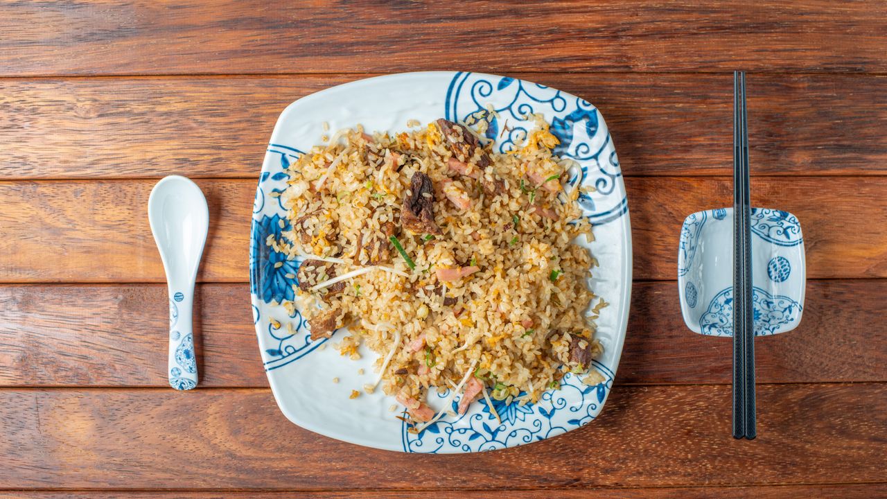 Special Recipe Fried Rice with Pork