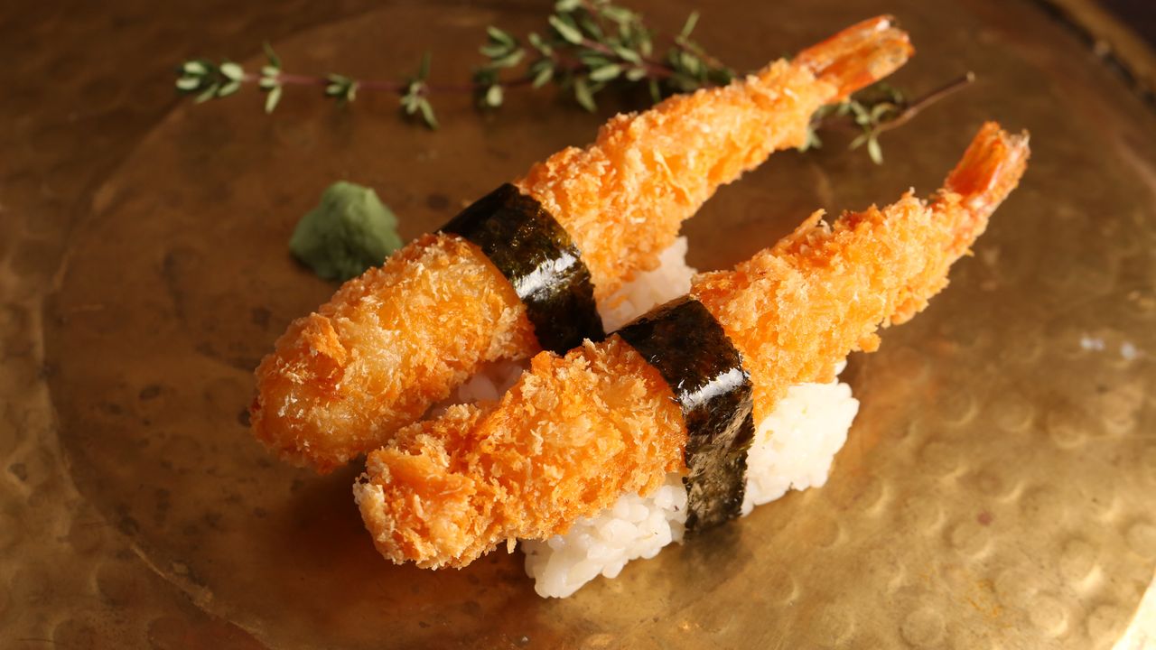 Panko Ebi Nigiri  (2pcs)