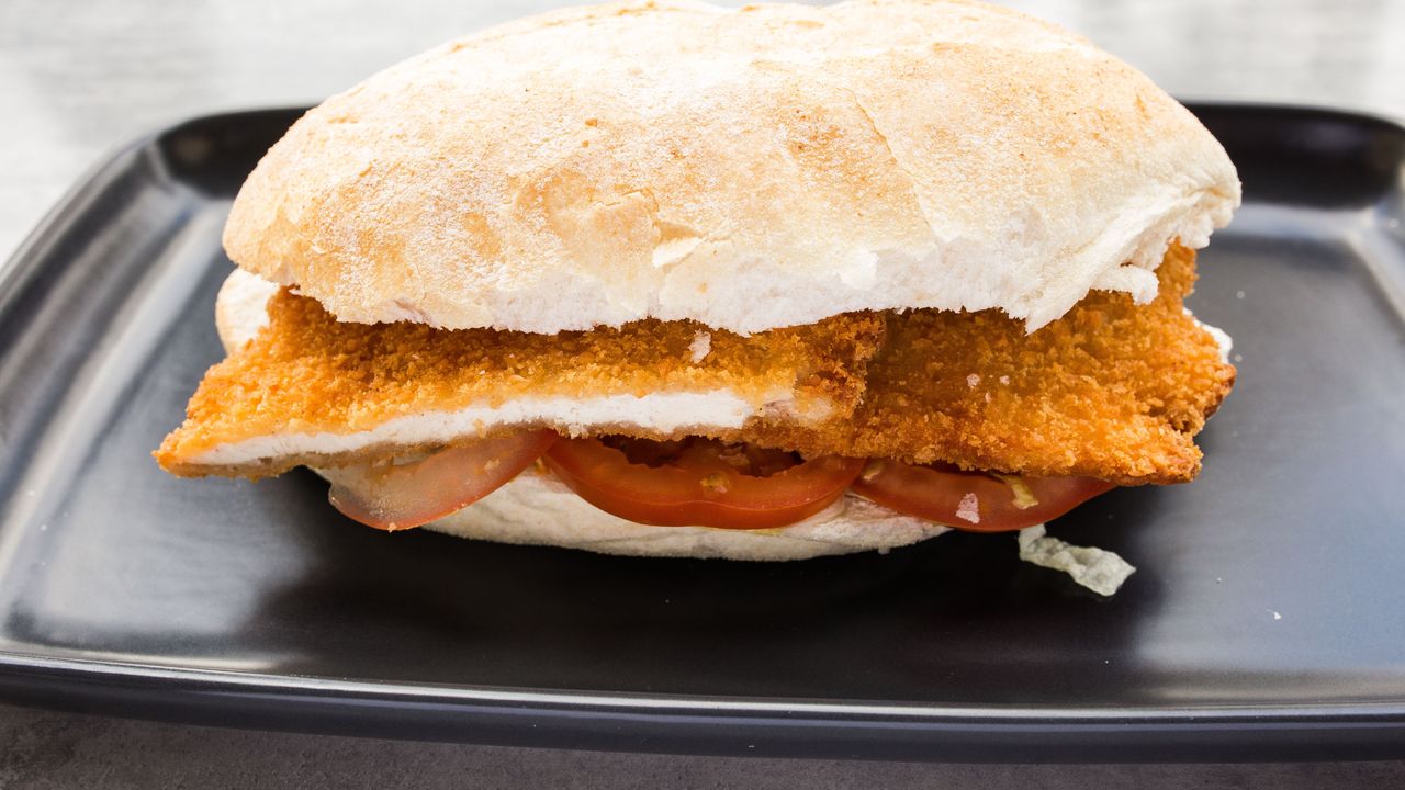 Breast Chicken Schnitzel Roll