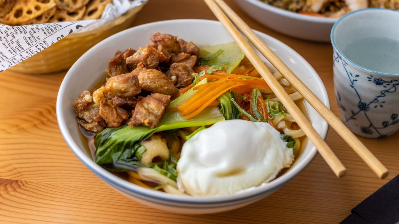 Chicken Udon Noodle Soup