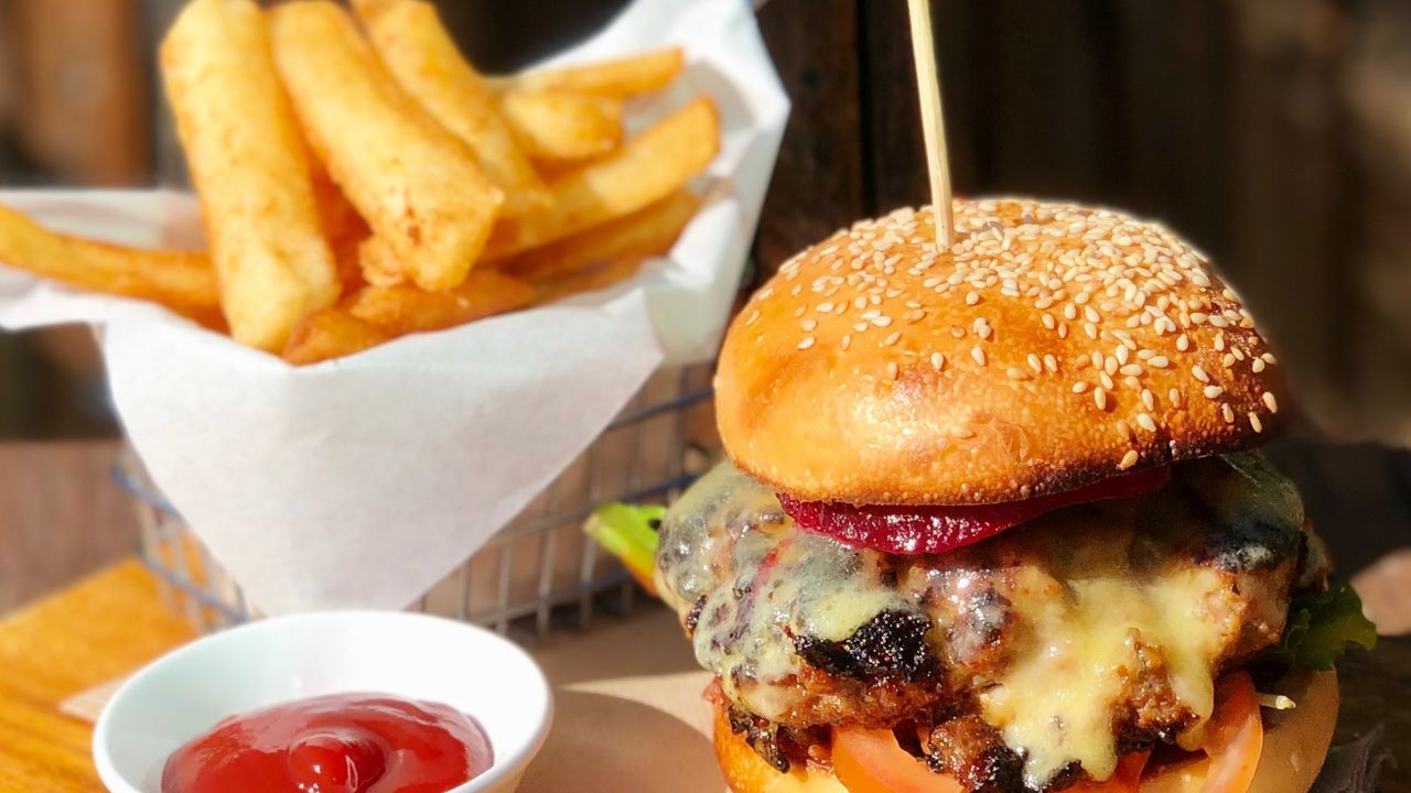 Hungry Man Beef Burger