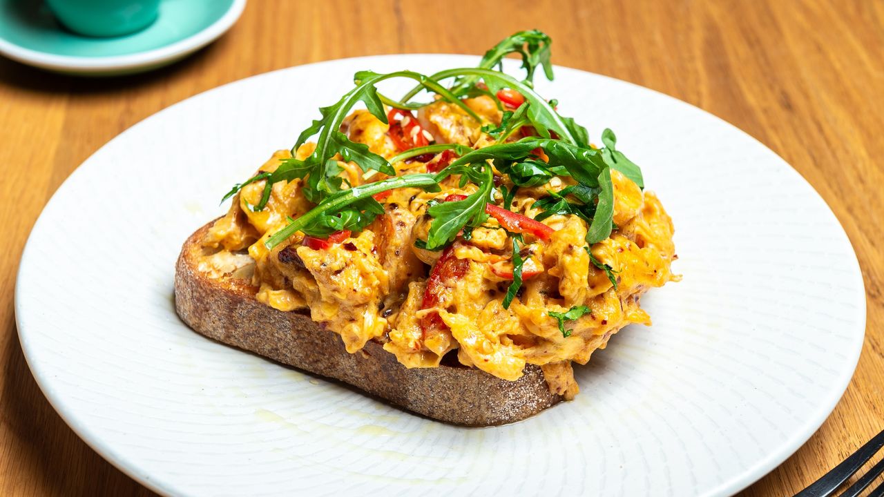 Chilli Prawn Scrambled Eggs