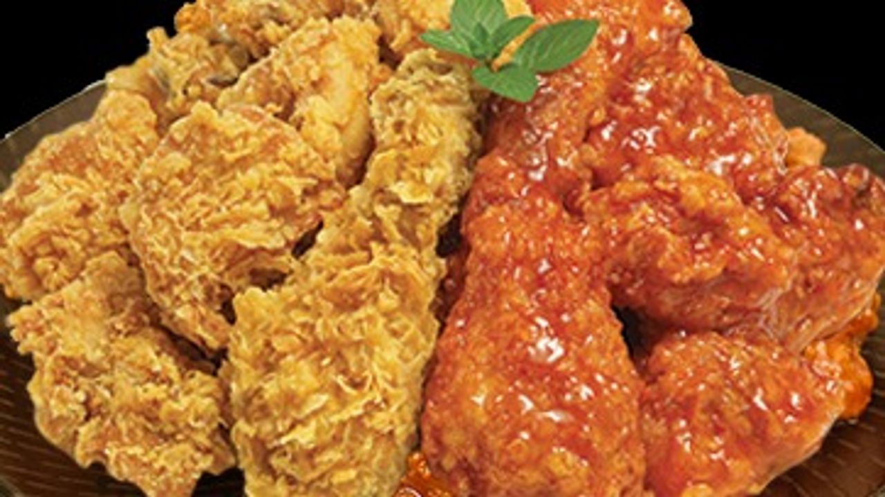 Half and Half Korean Fried Chicken Jumbo