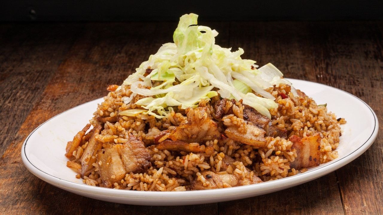 Fried Rice with Sichuan Style Pork Slices