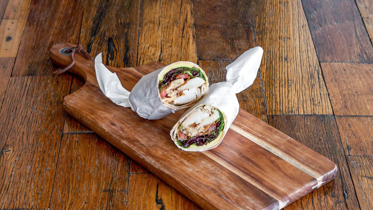 Chicken Schnitzel Wrap