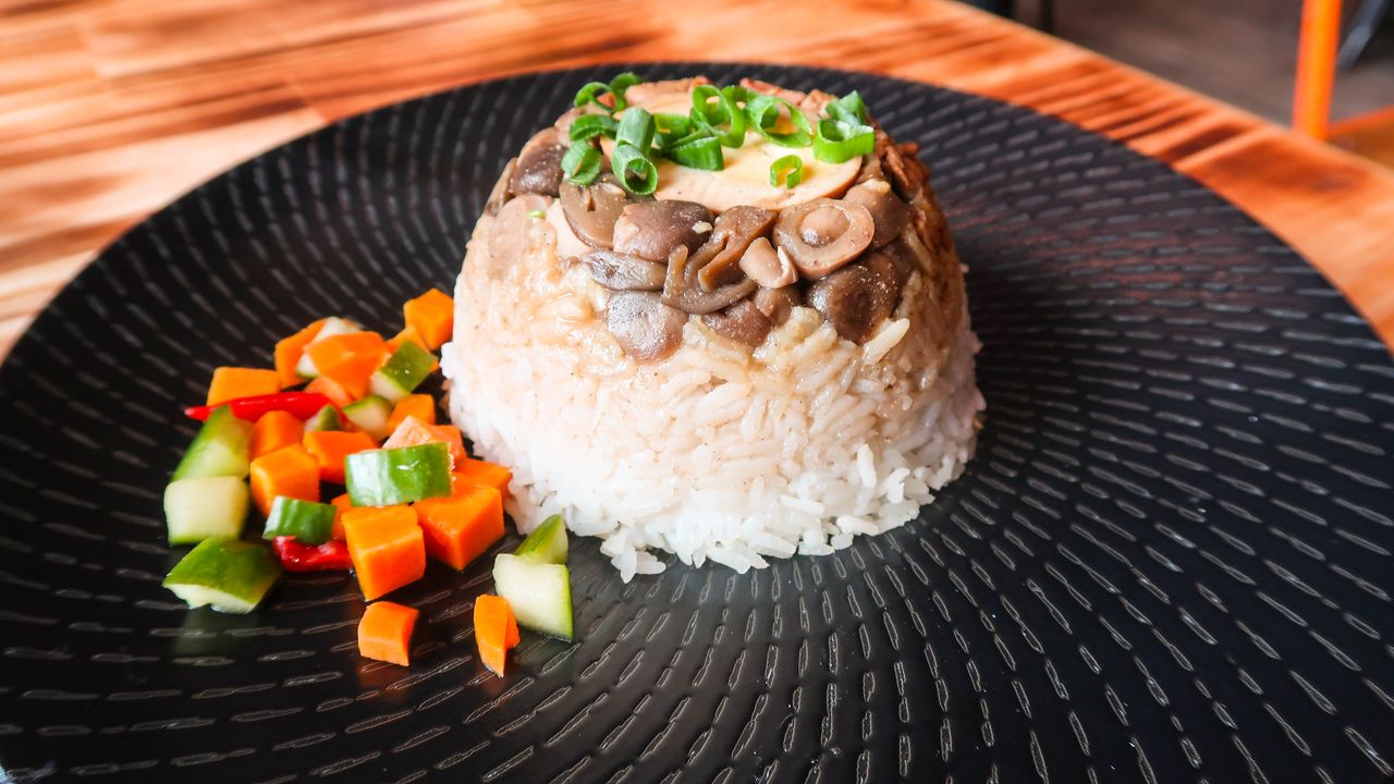 Steamed Chicken Rice