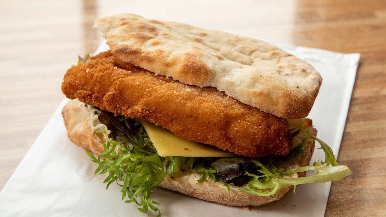 Chicken Schnitzel Burger