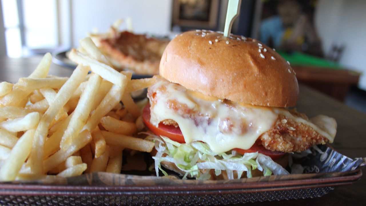 Crispy Crumbed Schnitty Burger
