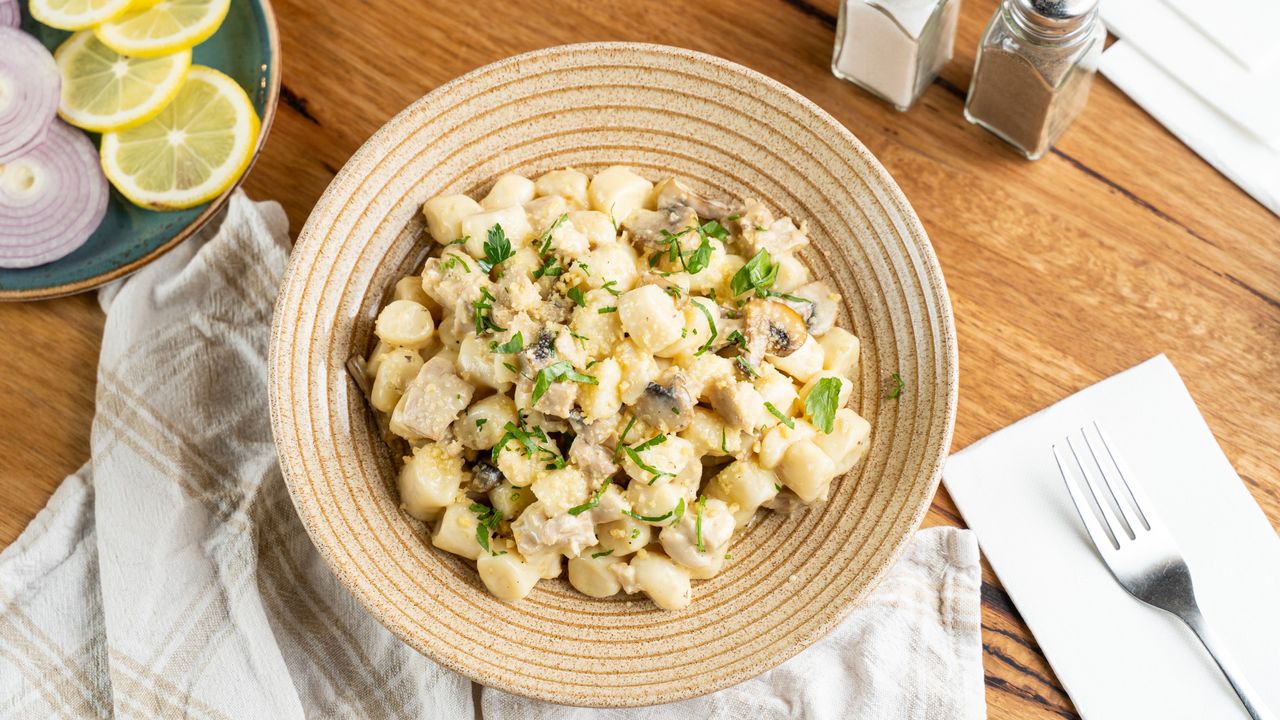 GNOCCHI POLLO FUNGHI