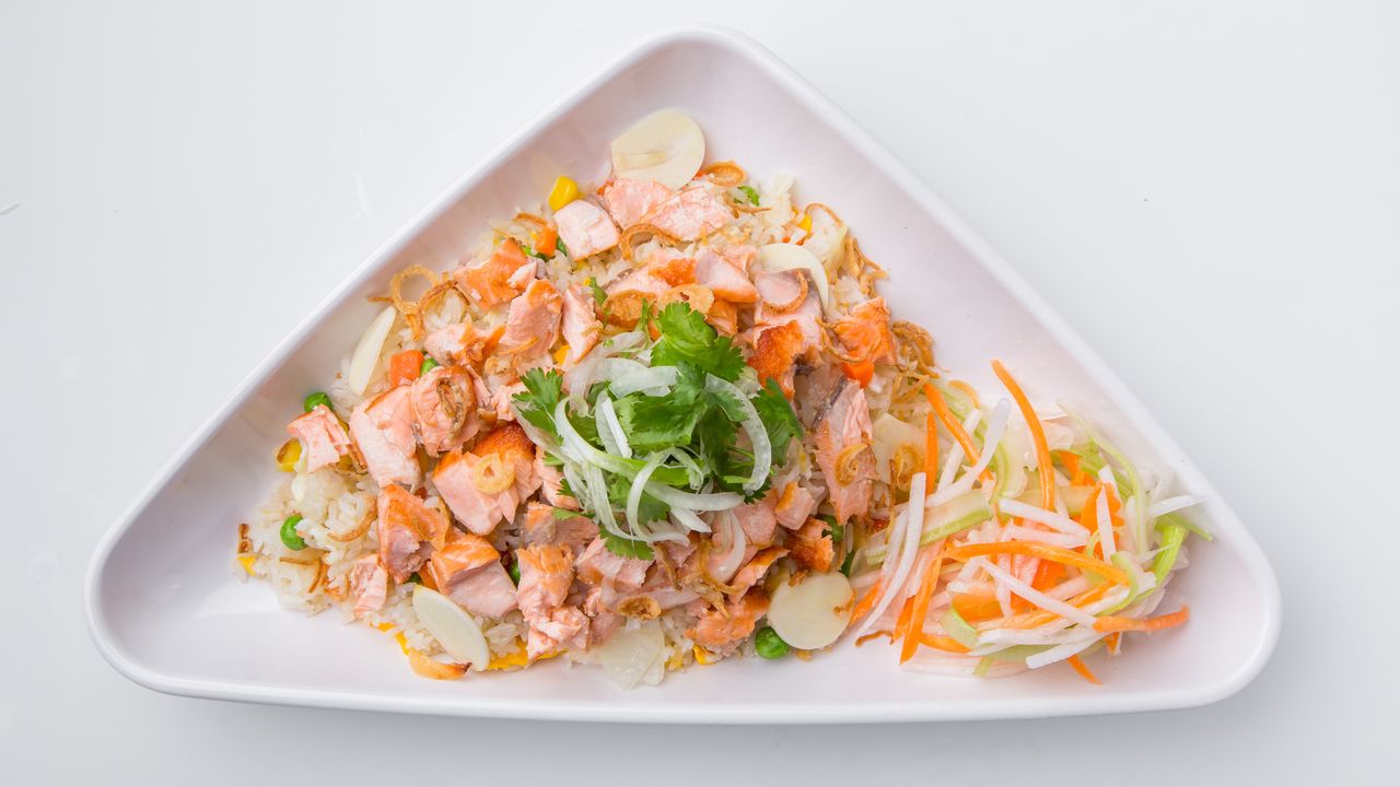 111. Shredded Salmon Fried Rice