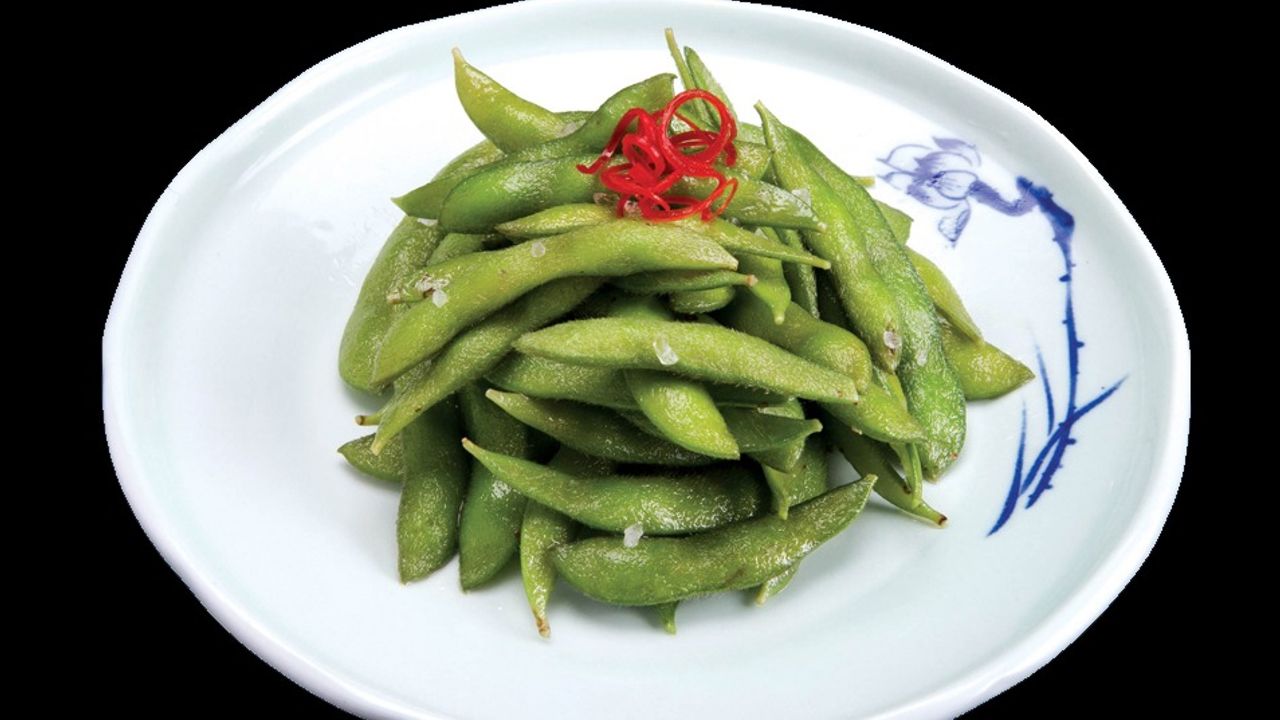 A09. Steamed Edamame with Sea Salt