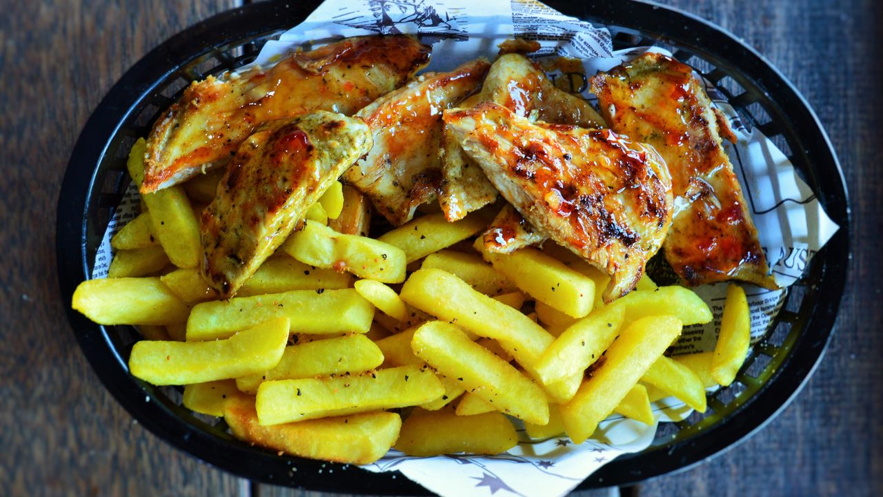Grilled Chicken Fillets & Chips