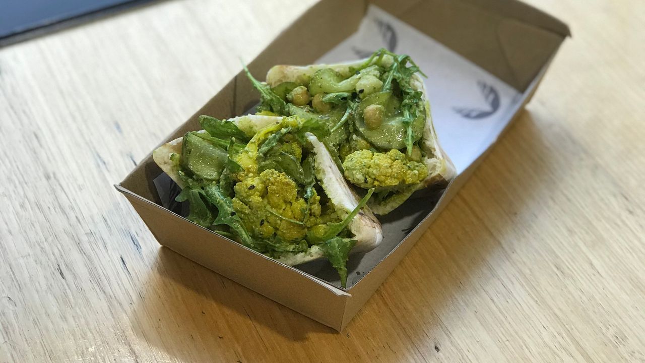Roast Cauliflower Shawarma  (V)