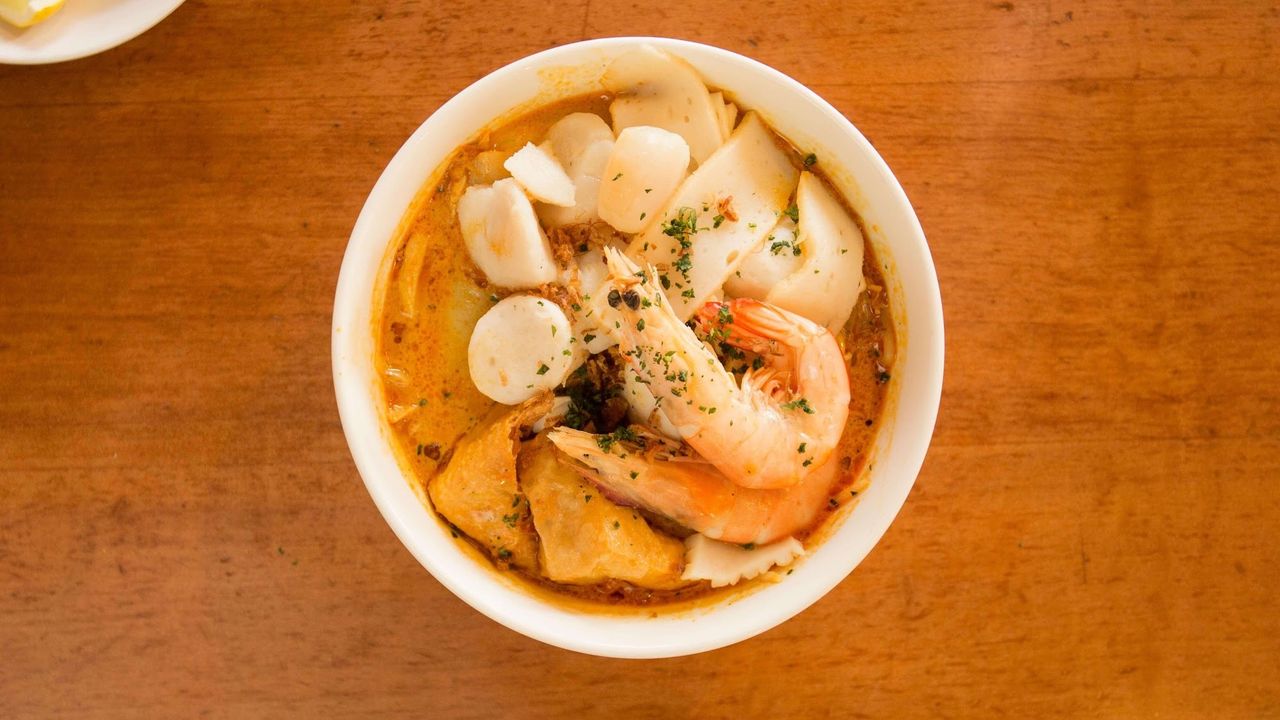 Laksa with Seafood