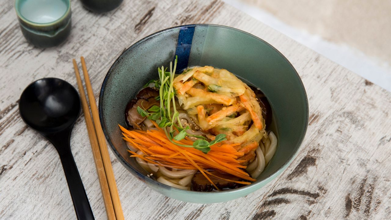 Kakiage Udon (Hot) - V