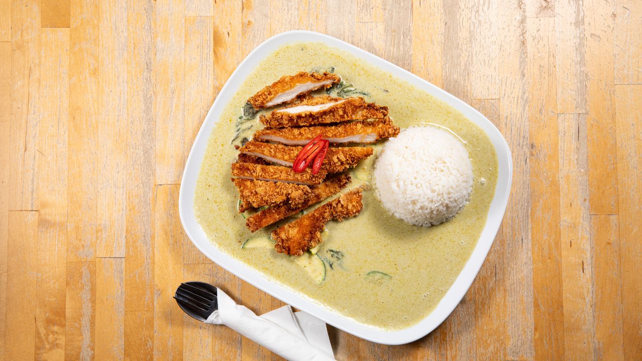 50. Crispy Chicken Green Curry