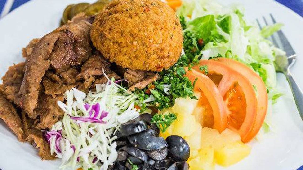 Falafel Plate Kebab (V)
