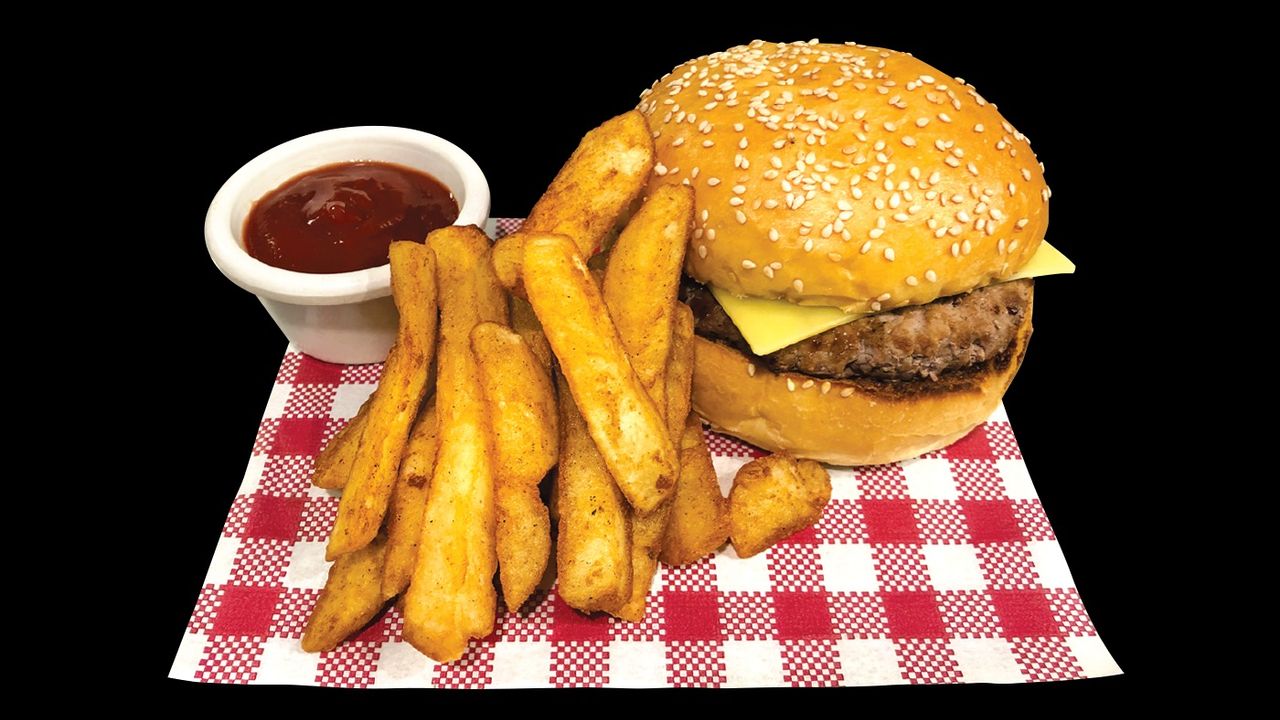 Kid's Cheese Burger & Fries