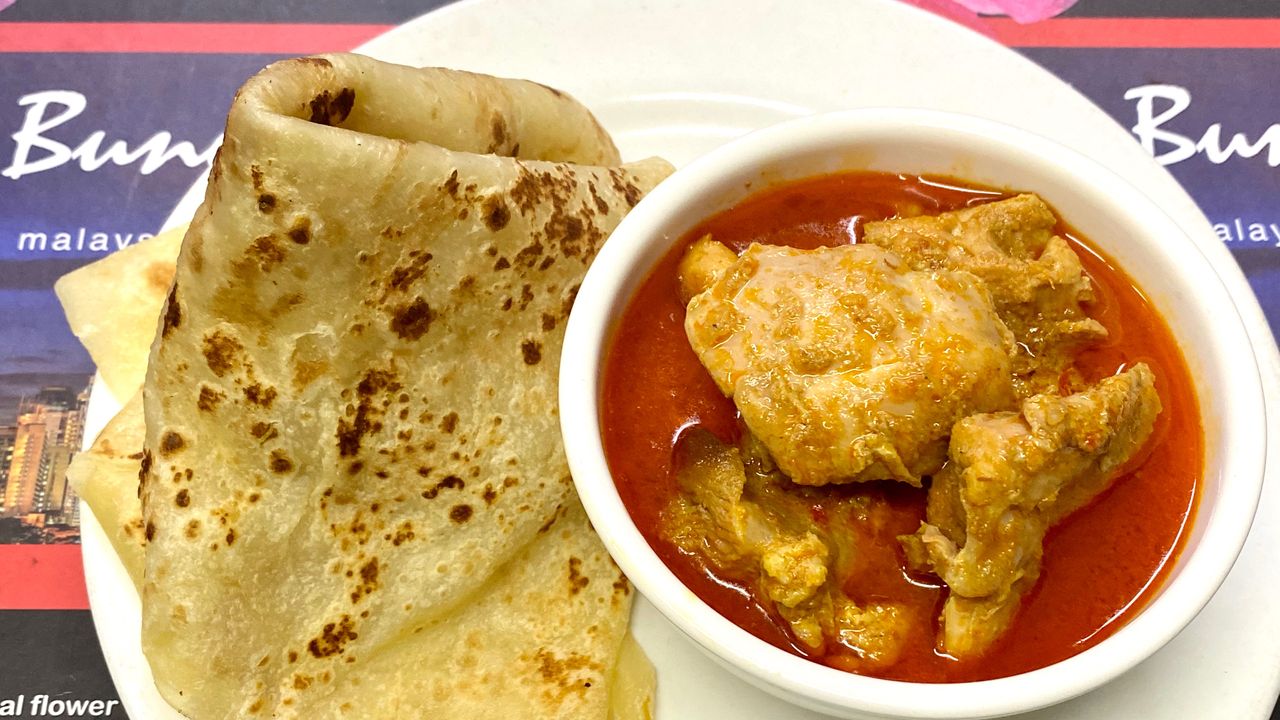 Roti with Curry Chicken