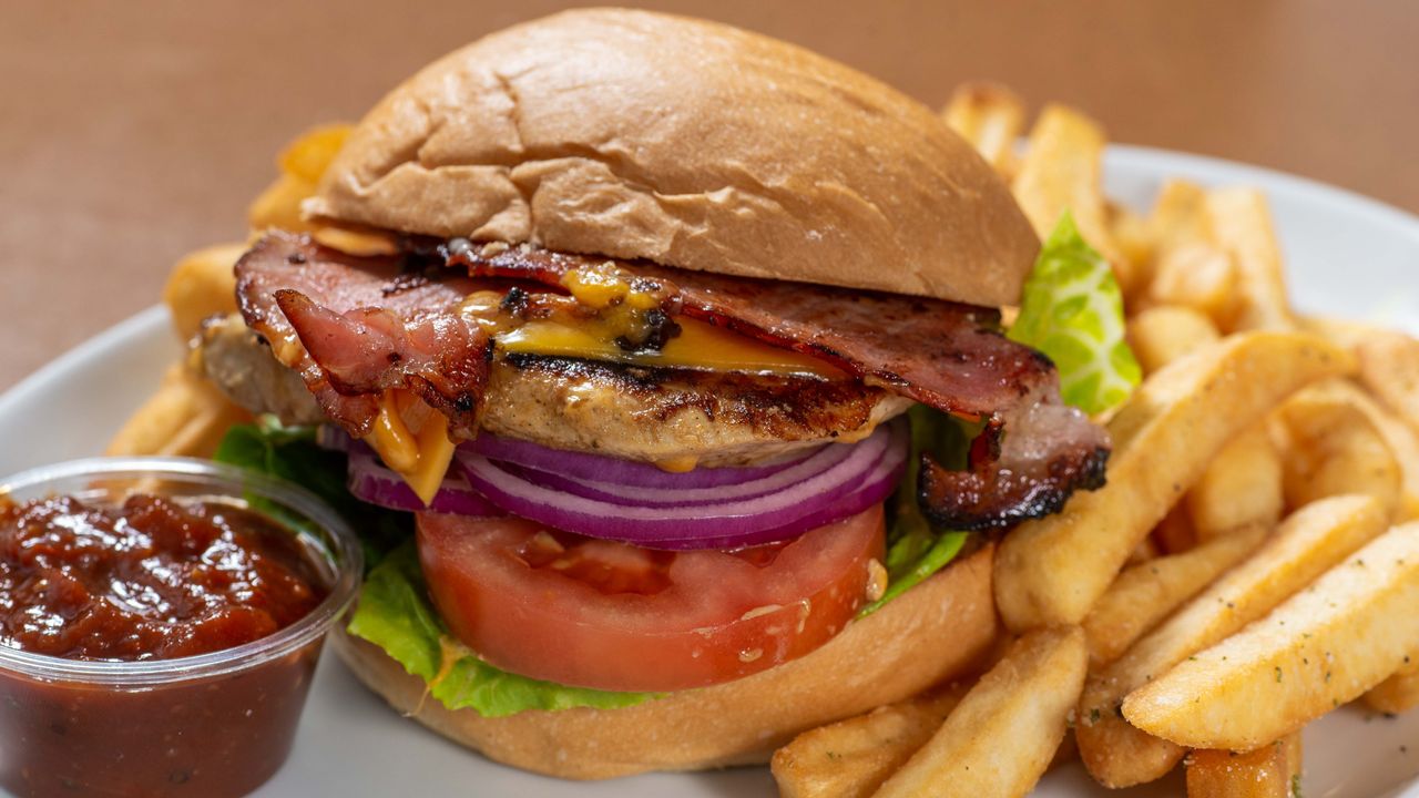 Cheesy Bacon Chicken Burger Combo