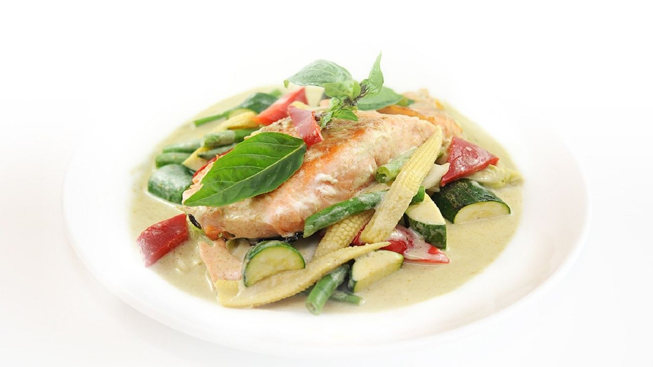 Salmon Green Curry