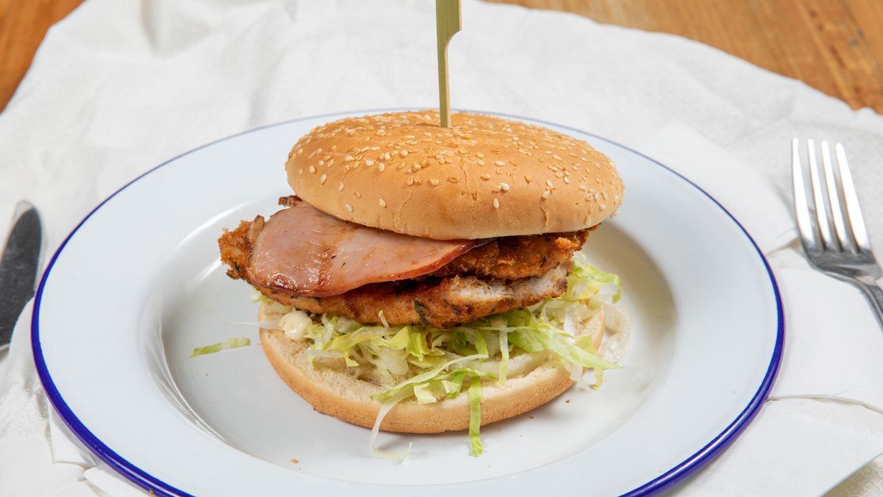 Schnitzel Bacon Pineapple