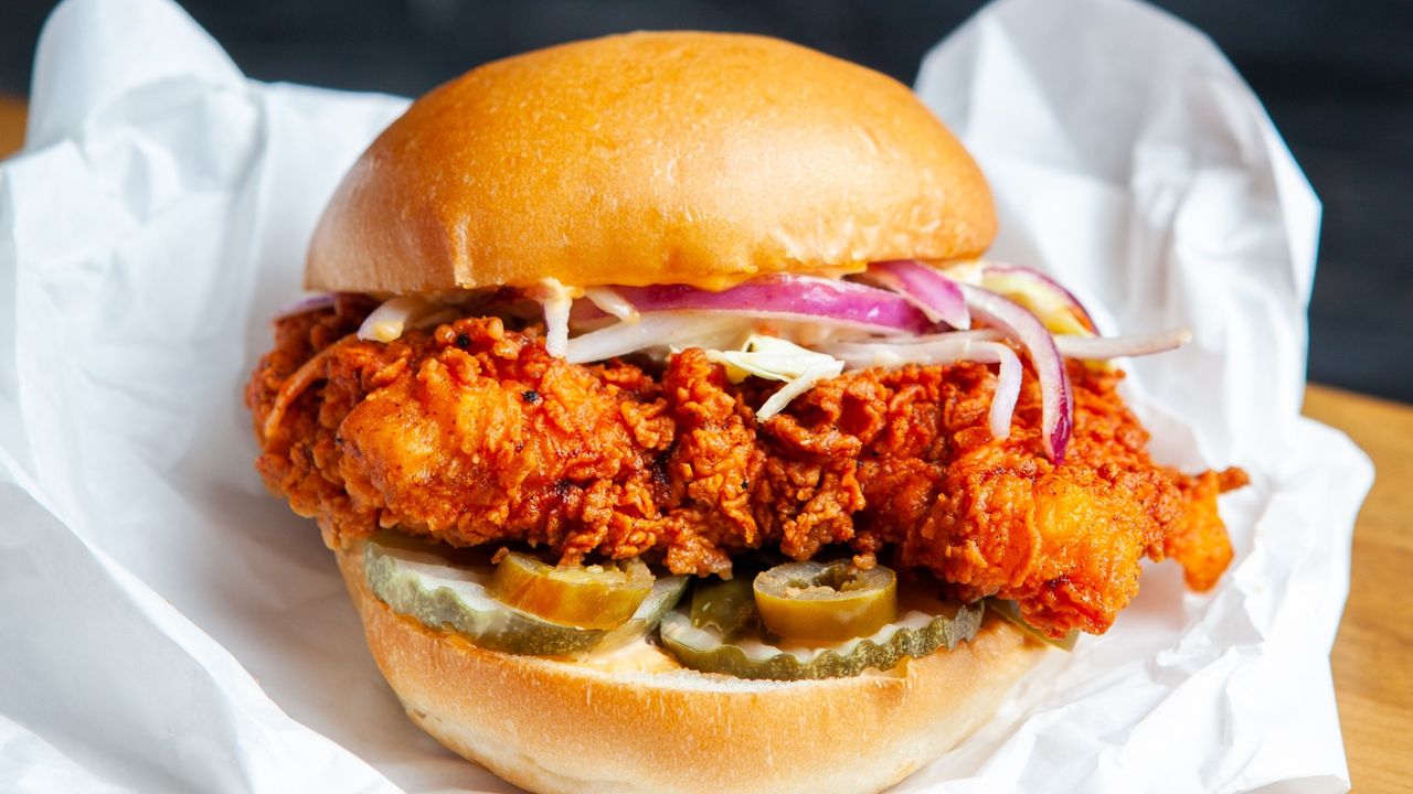 Fire Burger with Fries