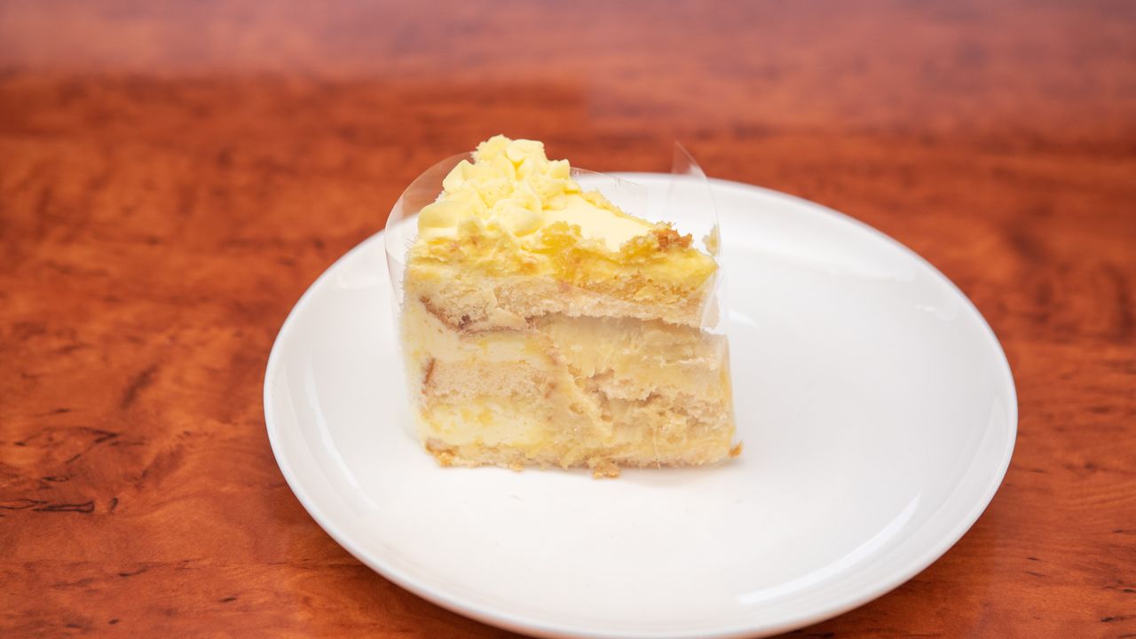 Durian Cake Slice