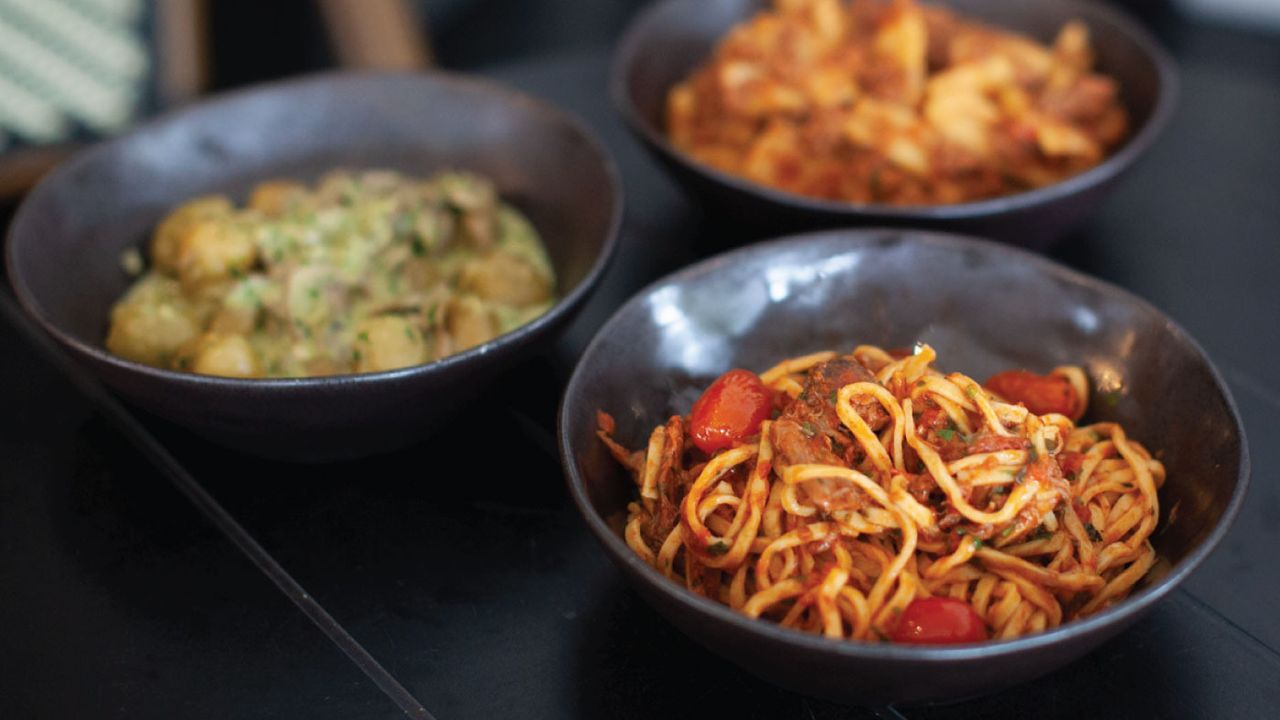 Fresh Pasta with Sauce