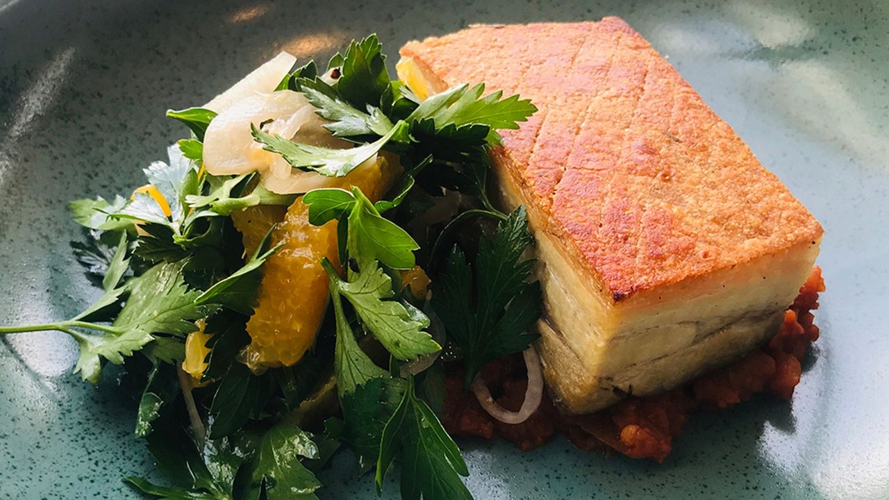 Freerange Pork Belly with Chorizo