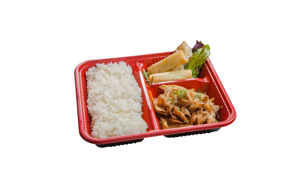 Pork Ginger Sauce Bento