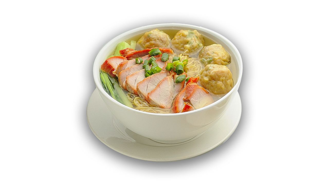 BBQ Pork & Wonton Noodle Soup