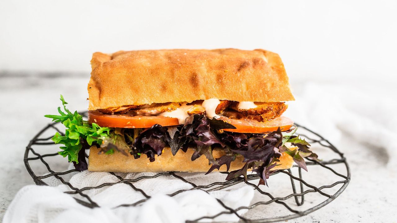 Chicken Schnitzel Panini